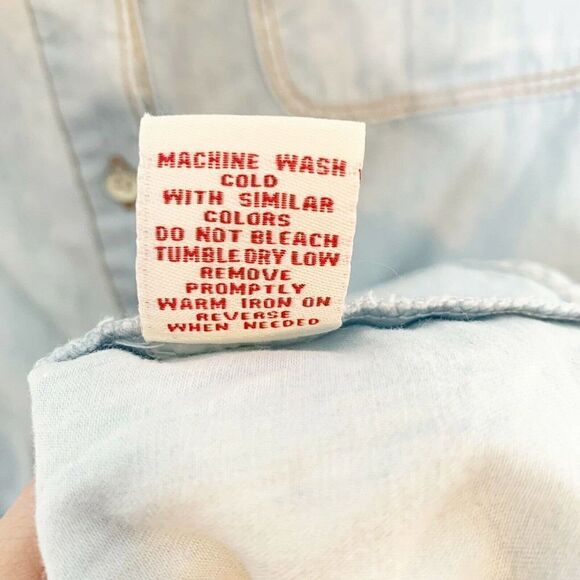 June Junior’s Light Wash Denim Tie Waist Sleeveless Dress Size Medium - Picture 6 of 8